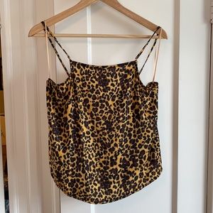 Kendall & Kylie Leopard Print Tank/Cami - M
